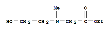 (9ci)-n-(2-羥基乙基)-n-甲基-甘氨酸乙酯結(jié)構(gòu)式_214709-50-9結(jié)構(gòu)式