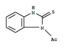 (9ci)-1-乙?；?1,3-二氫-2H-苯并咪唑-2-硫酮結(jié)構(gòu)式_21541-32-2結(jié)構(gòu)式