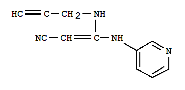 (9ci)-3-(2-丙炔氨基)-3-(3-吡啶氨基)-2-丙烯腈結(jié)構(gòu)式_215944-40-4結(jié)構(gòu)式