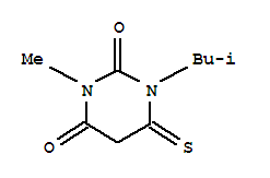 3-Methyl-1-(2-methylpropyl)-6-thioxo-pyrimidine-2,4(1h,3h)-dioneStructure,216686-76-9Structure 3-Methyl-1-(2-methylpropyl)-6-thioxo-pyrimidine-2,4(1h,3h)-dione Structure,216686-76-9Structure