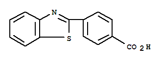 2-(4-Carboxyphenyl)benzothiazoleStructure,2182-78-7Structure 2-(4-Carboxyphenyl)benzothiazole Structure,2182-78-7Structure