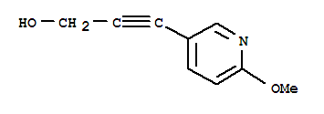 (9ci)-3-(6-甲氧基-3-吡啶)-2-丙炔-1-醇結(jié)構(gòu)式_218593-95-4結(jié)構(gòu)式