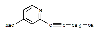 (9ci)-3-(4-甲氧基-2-吡啶)-2-丙炔-1-醇結(jié)構(gòu)式_218594-30-0結(jié)構(gòu)式