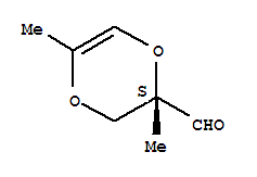 (2s)-(9ci)-2,3-二氫-2,5-二甲基-1,4-二噁英-2-羧醛結(jié)構(gòu)式_219526-09-7結(jié)構(gòu)式