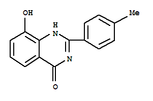 (9ci)-8-羥基-2-(4-甲基苯基)-4(1H)-喹唑啉酮結(jié)構(gòu)式_220115-32-2結(jié)構(gòu)式