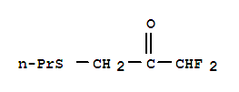 1,1-二氟-3-(丙基硫代)-2-丙酮結(jié)構(gòu)式_220142-40-5結(jié)構(gòu)式