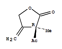 (3r)-(9ci)-3-乙酰基二氫-3-甲基-4-亞甲基-2(3H)-呋喃酮結(jié)構(gòu)式_220308-40-7結(jié)構(gòu)式