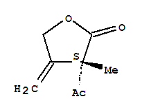 (3s)-(9ci)-3-乙?；?3-甲基-4-亞甲基-2(3H)-呋喃酮結構式_220308-41-8結構式