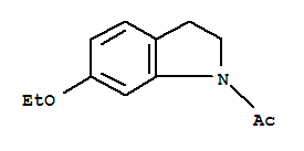 (9ci)-1-乙酰基-6-乙氧基-2,3-二氫-1H-吲哚結(jié)構(gòu)式_220657-60-3結(jié)構(gòu)式