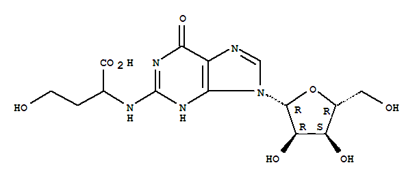 Homoserine, n-(6,9-dihydro-6-oxo-9--bta--d-ribofuranosyl-1h-purin-2-yl)-(9ci)Structure,220789-22-0Structure Homoserine, n-(6,9-dihydro-6-oxo-9--bta--d-ribofuranosyl-1h-purin-2-yl)-(9ci) Structure,220789-22-0Structure