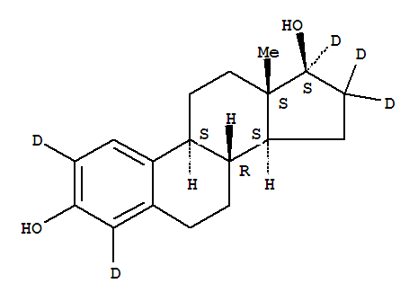 17B-estradiol-2,4,16,16,17-d5Structure,221093-45-4Structure 17B-estradiol-2,4,16,16,17-d5 Structure,221093-45-4Structure
