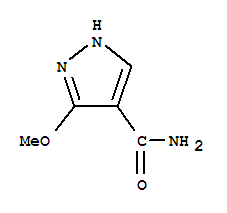 1H-pyrazole-4-carboxamide,3-methoxy-(9ci)Structure,221300-31-8Structure 1H-pyrazole-4-carboxamide,3-methoxy-(9ci) Structure,221300-31-8Structure