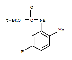 (5-Fluoro-2-methyl-phenyl)-carbamic acid tert-butyl esterStructure,221537-99-1Structure (5-Fluoro-2-methyl-phenyl)-carbamic acid tert-butyl ester Structure,221537-99-1Structure