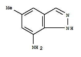 1H-indazol-7-amine,5-methyl-(9ci) Structure,221681-90-9Structure