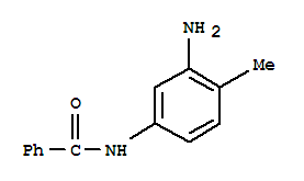 N-(3-氨基-4-甲基苯基)苯甲酰胺結構式_221875-98-5結構式