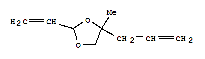 (9ci)-2-乙烯-4-甲基-4-(2-丙烯基)-1,3-二氧戊環(huán)結(jié)構(gòu)式_222611-17-8結(jié)構(gòu)式