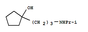 (9ci)-1-[3-[(1-甲基乙基)氨基]丙基]-環(huán)戊醇結(jié)構(gòu)式_223113-87-9結(jié)構(gòu)式