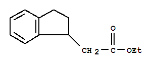 1H-indene-1-acetic acid, 2,3-dihydro-, ethyl esterStructure,22339-45-3Structure 1H-indene-1-acetic acid, 2,3-dihydro-, ethyl ester Structure,22339-45-3Structure
