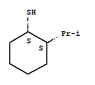 (1r,2r)-rel-(9ci)-2-(1-甲基乙基)-環(huán)己烷硫醇結(jié)構(gòu)式_223653-39-2結(jié)構(gòu)式