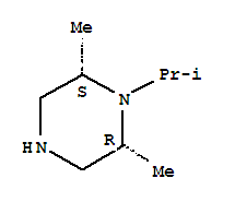(2r,6s)-rel-(9ci)-2,6-二甲基-1-(1-甲基乙基)-哌嗪結(jié)構(gòu)式_226575-84-4結(jié)構(gòu)式