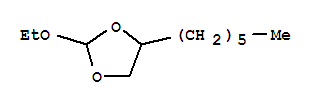 (9ci)-2-乙氧基-4-己基-1,3-二氧戊環(huán)結(jié)構(gòu)式_226577-34-0結(jié)構(gòu)式