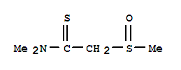 N,N-二甲基-2-(甲基亞磺?；?-乙烷硫代酰胺結構式_226709-23-5結構式