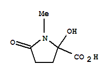 (8ci,9ci)-2-羥基-1-甲基-5-氧代-脯氨酸結(jié)構(gòu)式_22671-35-8結(jié)構(gòu)式