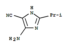 (9ci)-5-氨基-2-(1-甲基乙基)-1H-咪唑-4-甲腈結(jié)構(gòu)式_227078-18-4結(jié)構(gòu)式