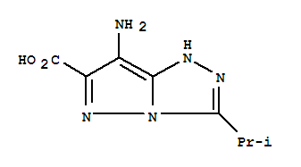 1H-pyrazolo[5,1-c]-1,2,4-triazole-6-carboxylicacid,7-amino-3-(1-methylethyl)- Structure,227611-29-2Structure