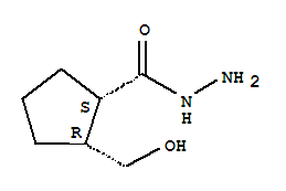 (1s,2r)-(9ci)-2-(羥基甲基)-環(huán)戊烷羧酸肼結構式_228422-22-8結構式