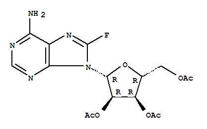 2,3,5-Tri-o-acetyl-8-fluoro adenosineStructure,23205-66-5Structure 2,3,5-Tri-o-acetyl-8-fluoro adenosine Structure,23205-66-5Structure