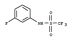 Methanesulfonamide, 1,1,1-trifluoro-n-(3-fluorophenyl)-Structure,23384-01-2Structure Methanesulfonamide, 1,1,1-trifluoro-n-(3-fluorophenyl)- Structure,23384-01-2Structure