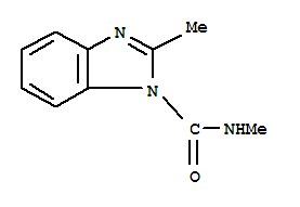 (9ci)-n,2-二甲基-1H-苯并咪唑-1-羧酰胺結(jié)構(gòu)式_23475-50-5結(jié)構(gòu)式