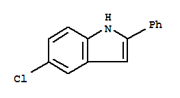1H-Indole, 5-chloro-2-phenyl-Structure,23746-76-1Structure 1H-Indole, 5-chloro-2-phenyl- Structure,23746-76-1Structure