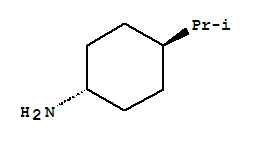 反式-(9ci)-4-(1-甲基乙基)-環(huán)己胺結(jié)構(gòu)式_23775-42-0結(jié)構(gòu)式
