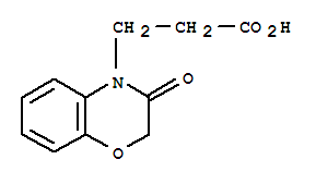 2,3-Dihydro-3-oxo-4H-1,4-benzoxazine-4-propionic acidStructure,23866-15-1Structure 2,3-Dihydro-3-oxo-4H-1,4-benzoxazine-4-propionic acid Structure,23866-15-1Structure