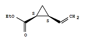 (1s,2s)-(9ci)-2-乙烯-環(huán)丙烷羧酸乙酯結構式_240404-80-2結構式