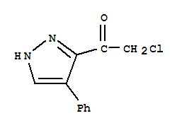 (8ci)-氯甲基 4-苯基吡唑-3-基酮結(jié)構(gòu)式_24301-64-2結(jié)構(gòu)式