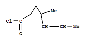 (9ci)-2-甲基-2-(1-丙烯基)-環(huán)丙烷羰酰氯結(jié)構(gòu)式_244203-16-5結(jié)構(gòu)式