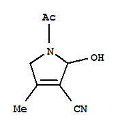 (9ci)-1-乙?；?2,5-二氫-2-羥基-4-甲基-1H-吡咯-3-甲腈結(jié)構(gòu)式_246147-59-1結(jié)構(gòu)式