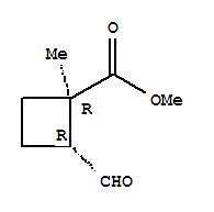 (1r,2r)-rel-(9ci)-2-甲?；?1-甲基-環(huán)丁烷羧酸甲酯結(jié)構(gòu)式_249930-46-9結(jié)構(gòu)式