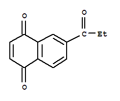 (9ci)-6-(1-氧代丙基)-1,4-萘二酮結(jié)構(gòu)式_250126-54-6結(jié)構(gòu)式
