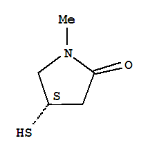 (4s)-(9ci)-4-疏基-1-甲基-2-吡咯烷酮結構式_252642-43-6結構式