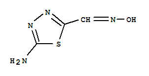 1,3,4-Thiadiazole-2-carboxaldehyde, 5-amino-, oximeStructure,25306-05-2Structure 1,3,4-Thiadiazole-2-carboxaldehyde, 5-amino-, oxime Structure,25306-05-2Structure