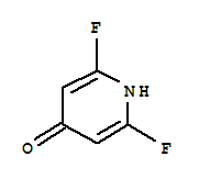 (9ci)-2,6-二氟-4(1H)-吡啶酮結(jié)構(gòu)式_253435-43-7結(jié)構(gòu)式