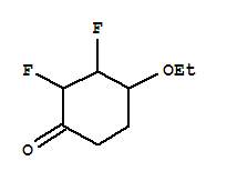 4-乙氧基-2,3-二氟環(huán)己酮結(jié)構(gòu)式_253676-59-4結(jié)構(gòu)式
