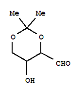 (9ci)-5-羥基-2,2-二甲基-1,3-二噁烷-4-羧醛結(jié)構(gòu)式_255840-20-1結(jié)構(gòu)式