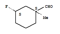 (1r,3r)-rel-(9ci)-3-氟-1-甲基-環(huán)己烷羧醛結構式_255852-20-1結構式