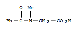 2-[Benzoyl(methyl)amino]acetic acid Structure,2568-34-5Structure