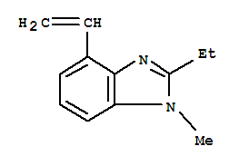 (9ci)-4-乙烯-2-乙基-1-甲基-1H-苯并咪唑結(jié)構(gòu)式_256927-85-2結(jié)構(gòu)式